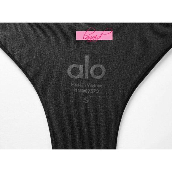 Alo Airlift Fly Dress Black Padded Sports Tennis Open Back Cut-Out Cutout Mini S - Picture 13 of 14